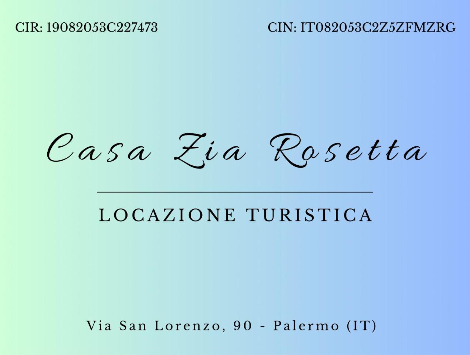 Apartamento Casa Zia Rosetta Palermo Exterior foto